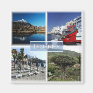 zES007 TENERIFE Kanarische Inseln Spanien, Kühlsch Magnet