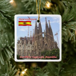 zES013 BARCELONA Basilica Sagrada Familia, Keramikornament