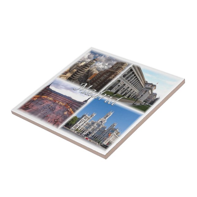 zES021 MADRID Spanien, Fliese (Seite)