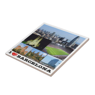 zES022 i Liebe BARCELONA, Spanien, Fliese