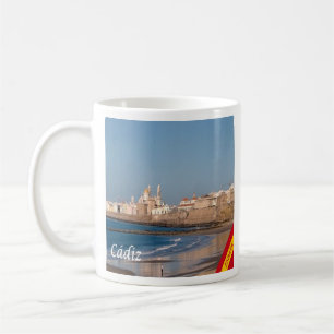 zES028 CADIZ Panorama Spanien, Kaffeetasse