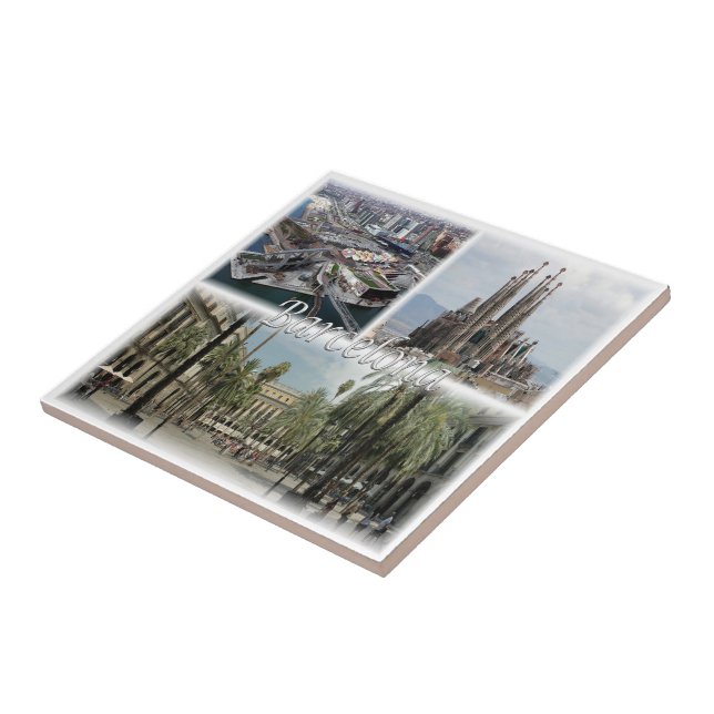 zES031 BARCELONA Spanien, Fliese (Seite)