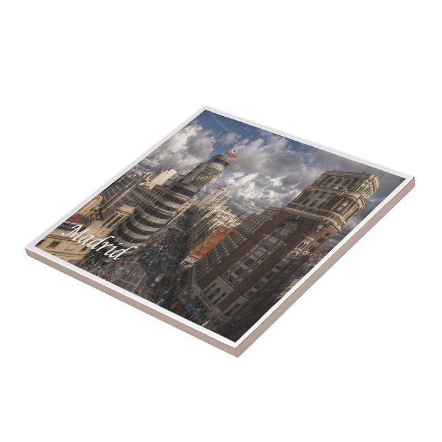 zES091 MADRID City, Spanien, Fliese (Seite)