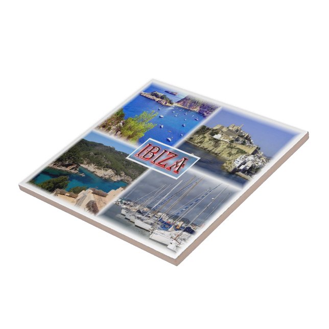 zES113 IBIZA, Altstadt, San Miquel, Santa Eularia, Fliese (Seite)