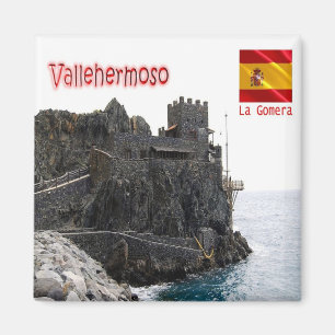 zES151 LA GOMERA Vallehermoso, Castillo del Mar, Magnet