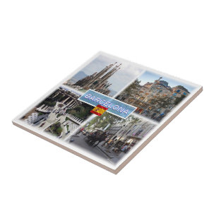 zES155 BARCELONA Sagrada Familia Casa Batllo, Fliese