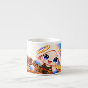 Zessi Couvreur Espresso-Tasse - Kawaii-Kaffeetasse Espressotasse