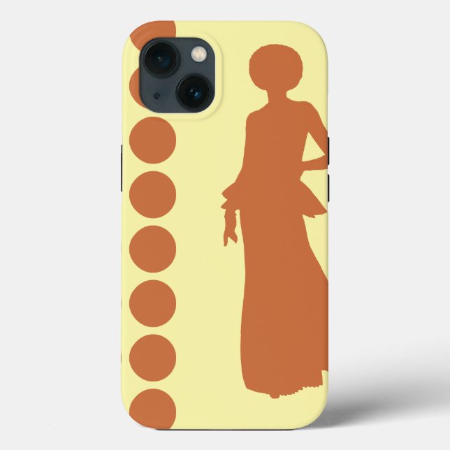 Zest-Creme-Neutral-Punkte-Mode Case-Mate iPhone Hülle (Rückseite)