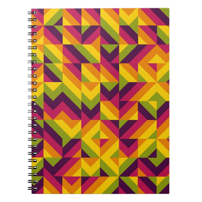 Zest Mosaic Zickzack Notizblock (Vorderseite)