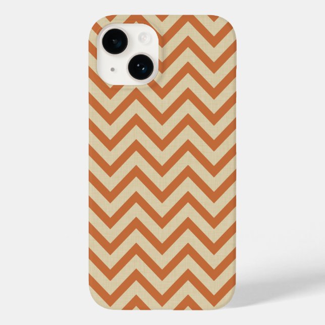 Zest Spice Moods Chevrons Case-Mate iPhone Hülle (Rückseite)