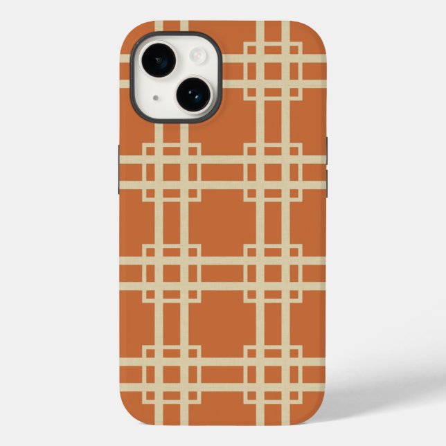 Zest Spice Moods Lattice Case-Mate iPhone Hülle (Rückseite)