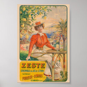 Zeste Citronnelle Vintage Plakat 1904