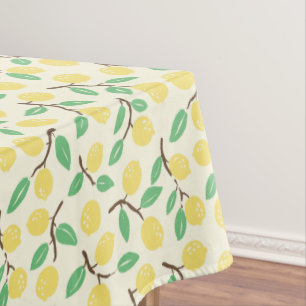 Zesty Gatherings Gelb Grün Tischdecke