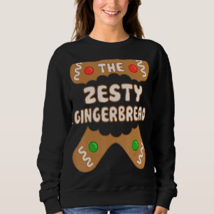 Zesty Gingerbread Familie Matching Group Christ Sweatshirt