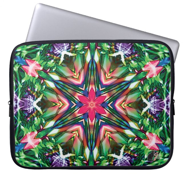Zesty Kaleidoscope Laptop Sleeve (Vorderseite)