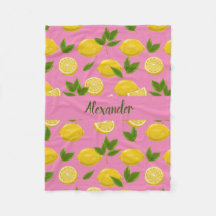 Zesty Lemon Blanket für Säuglinge, Kinder und Erwa