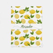 Zesty Lemon Blanket für Säuglinge, Kinder und Erwa