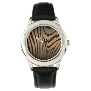 Zesty Zebra Brown Armbanduhr