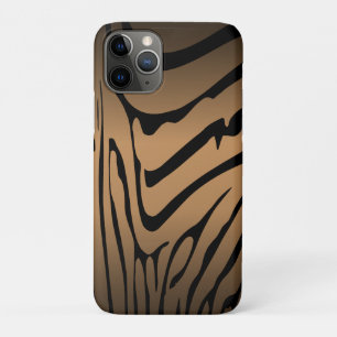 Zesty Zebra Brown Case-Mate iPhone Hülle