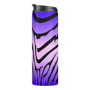 Zesty Zebra Lila Thermosbecher