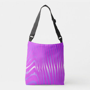Zesty Zebra Pink Crossbody Bag Tragetaschen Mit Langen Trägern