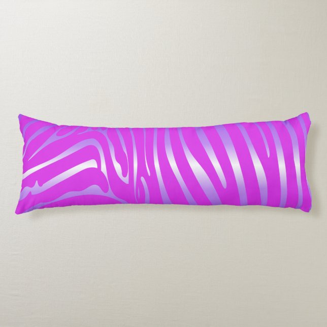 Zesty Zebra Pink Kissen (Vorderseite)