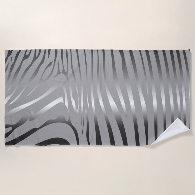 Zesty Zebra Strandtuch (Vorderseite)