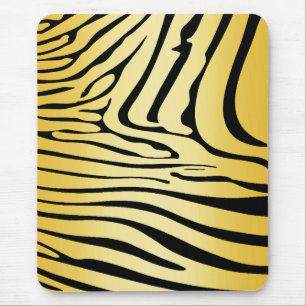 Zesty Zebra Yellow Mousepad