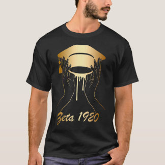 Zeta 1920 Afrikanischer Amerikaner Historisch Blac T-Shirt