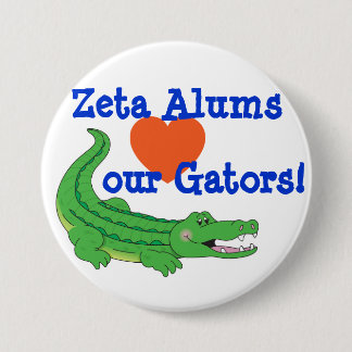 Zeta-Lieben das AlligatorButton Button