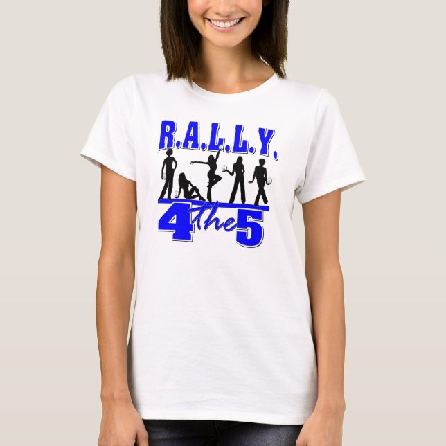 Zeta-Phi Beta - Rally4the5 T-Shirt (Vorderseite)