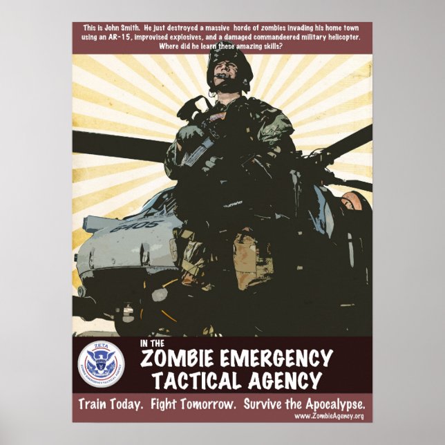 ZETA Poster - Hubschrauber (Vorne)