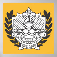 Zeta Zeta Zeta Wappen der Brüderlichkeit - Farbe