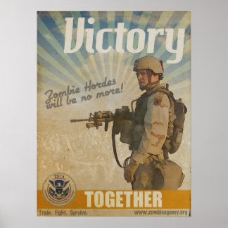 ZETA Zombie Victory Poster