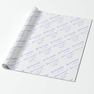 Zetaisonjubiläum Geschenkpapier