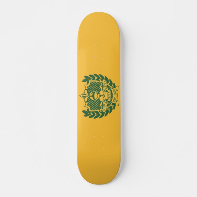 ZetaZetazeta-Brüderlichkeits-Wappen - Farbe Skateboard (Vorne)