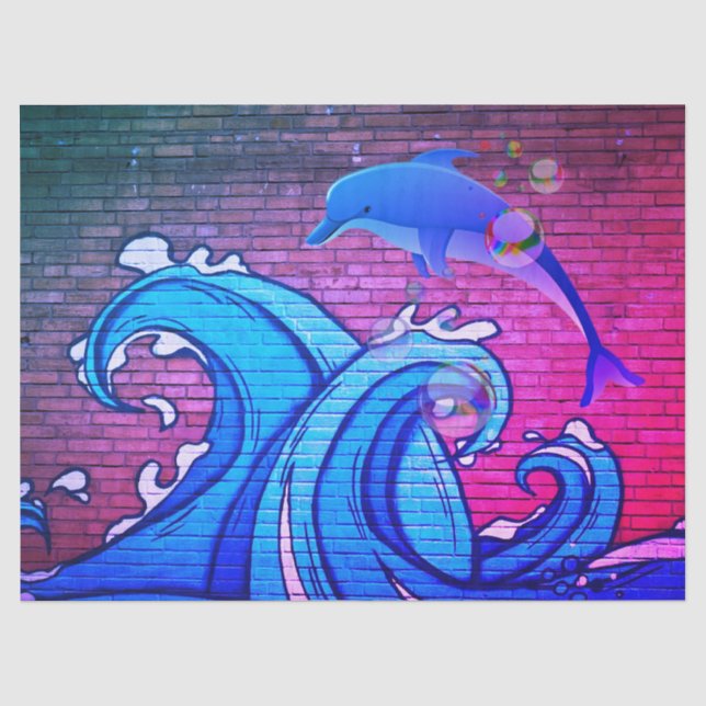 Zettel zur Graffiti City Wall Seidenpapier (Vorderseite)