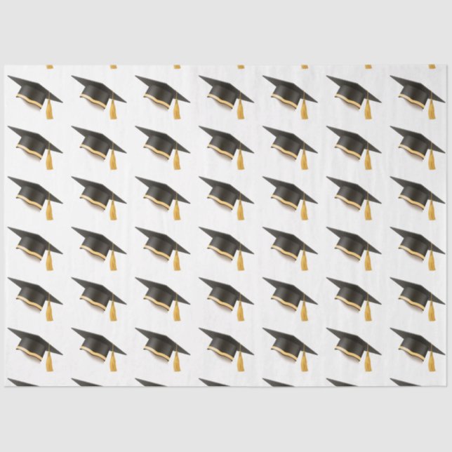 Zettelpapier für Graduierungsklammern Seidenpapier (Vorderseite)