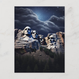 Zeuge von Mount Rushmore's Grandeur #3 Postkarte
