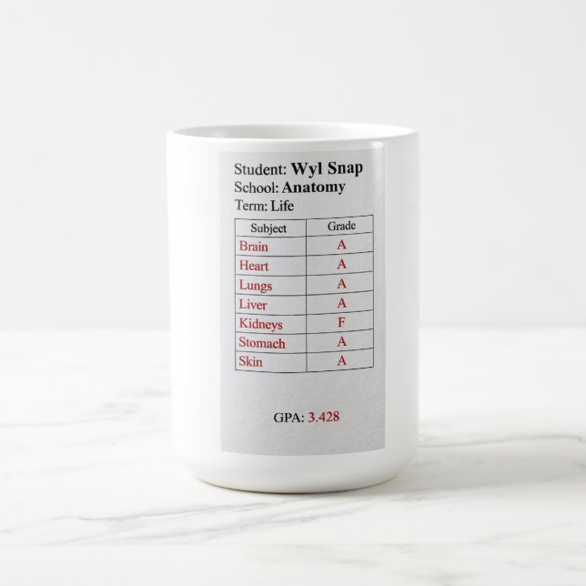 Zeugnis Kaffeetasse (Mittel)