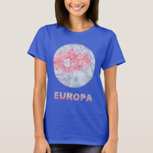 ZEuropa Jupiters Mond-Kunst-T-Shirts und Kleid T-Shirt