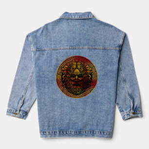 Zeus alte Schildkunst Jeansjacke