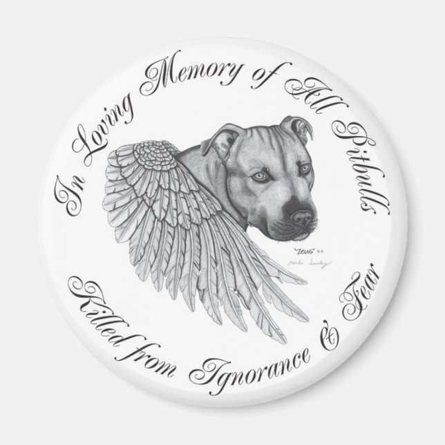 Zeus Engel Magnet (Vorne)