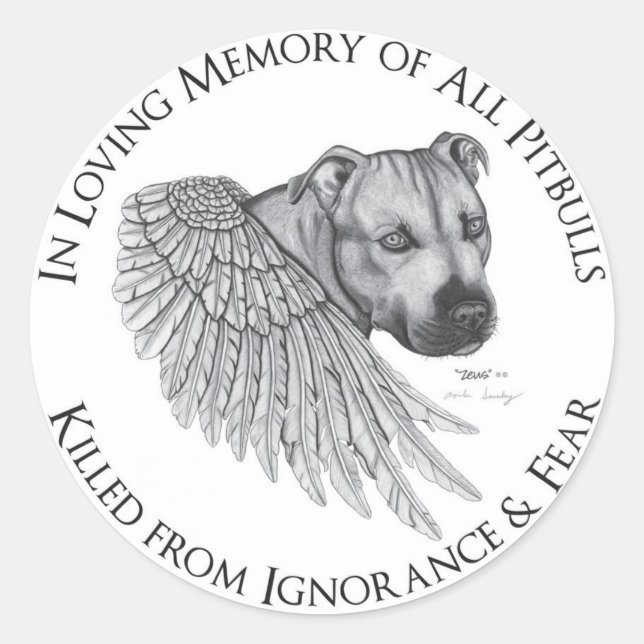 Zeus Engel Runder Aufkleber (Vorderseite)