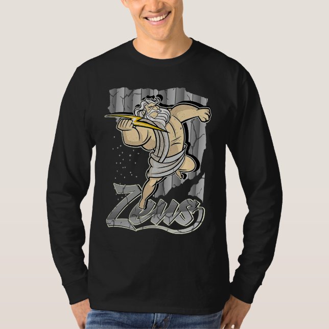 Zeus Greek God Hero Costume Training God of War T-Shirt (Vorderseite)