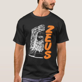 Zeus Greek God of Thunder Power Strength Olympus L T-Shirt