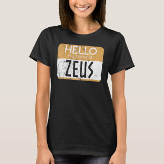 Zeus Greek Mythology Ancient Greek God Greek Mytho T-Shirt
