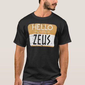 Zeus Greek Mythology Ancient Greek God Greek Mytho T-Shirt