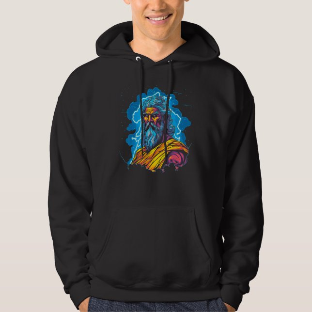 Zeus Greek Mythology God of all Gods Hoodie (Vorderseite)