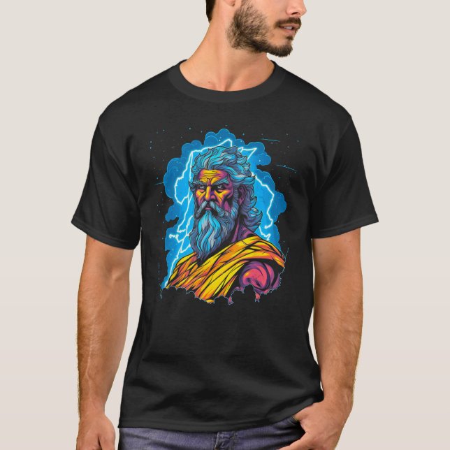Zeus Greek Mythology God of all Gods T-Shirt (Vorderseite)